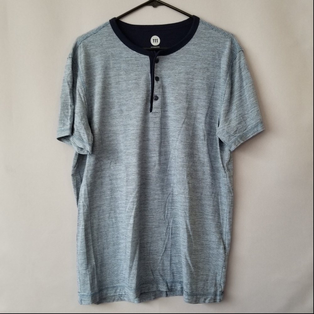 X EXPRESS HENEY SHIRT SHORT SLEEVE ONE ELEVEN 111